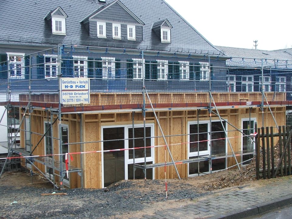 Der Anbau an den DRK-Kindergarten Lützeln soll im März bezugsfertig sein.