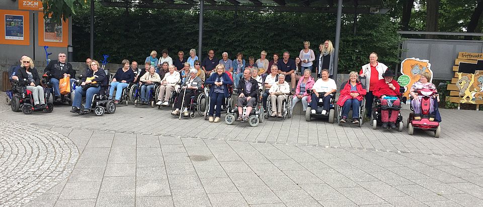 Foto in Gelsenkirchen zum Abschluss der Reise