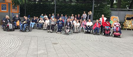 Foto in Gelsenkirchen zum Abschluss der Reise