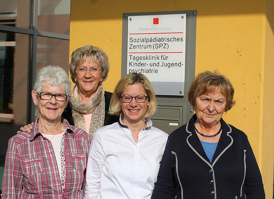 Der Vorstand des DRK-Frauenvereins v.l. Elly Vlam, Marita Mapke, Sylvia Schürg und Edelgard Dobitz.