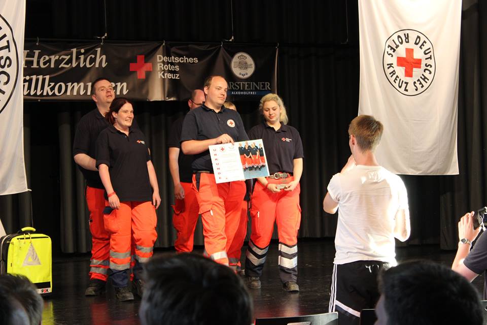 Die Siegergruppe aus dem Ortsverein Eiserfeld/Eisern (Copyright DRK-Ortsverein Eiserfeld/Eisern)
